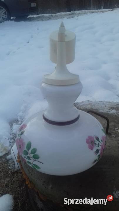 Retro lampa wiszaca firmy Napako z 60 lat Pozostałe Lubań