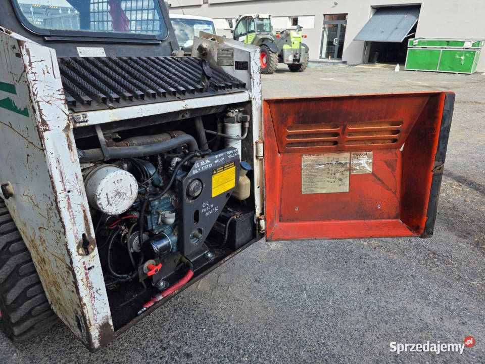 Miniładowarka Bobcat 643 łyżka i widły w pełny VAT Owczary