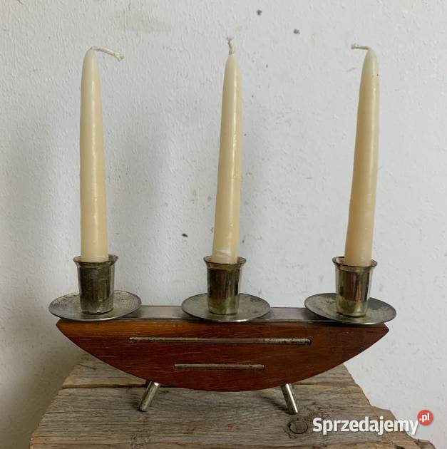 Stylowy midcentury modern świecznik JRUSMetall Warszawa