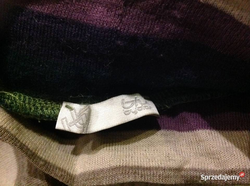 Cienki Golf damski BLU BYBLOS SM Paski Nowa Sól