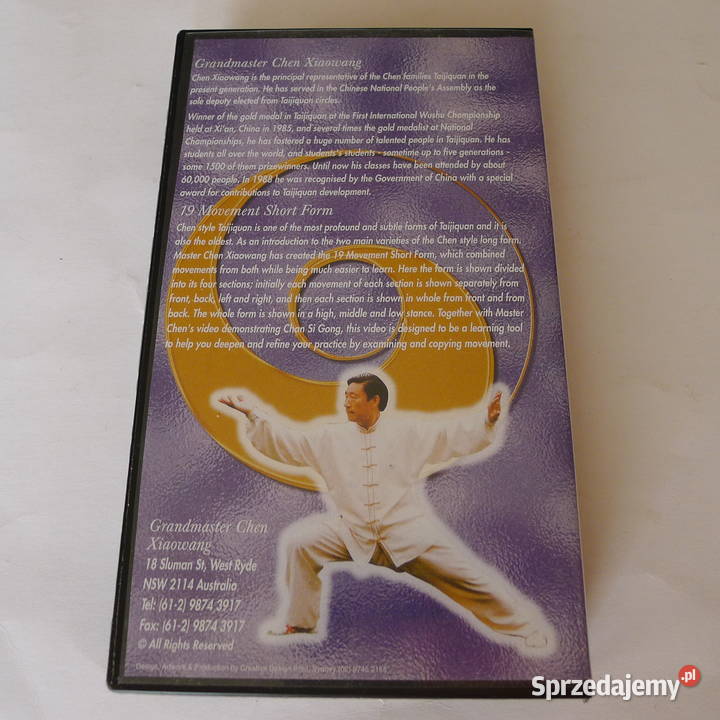CHEN XIAOWANG Chen Taiji 19 short form VHS tasma Radom