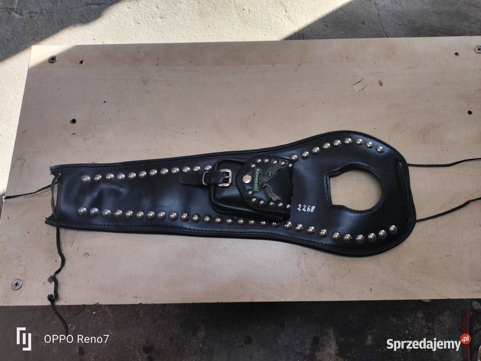 Kawasaki WN 750 skórzany pas na bak krawat łódzkie Łubno