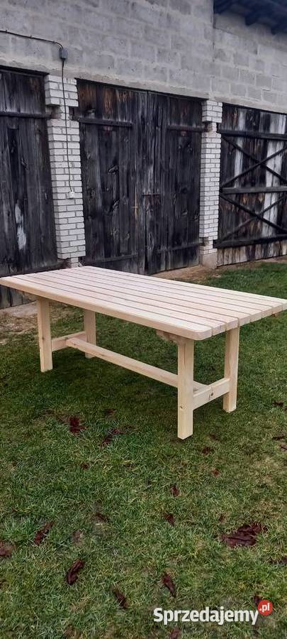Drewniane meble ogrodowe drewno Żeleźniki