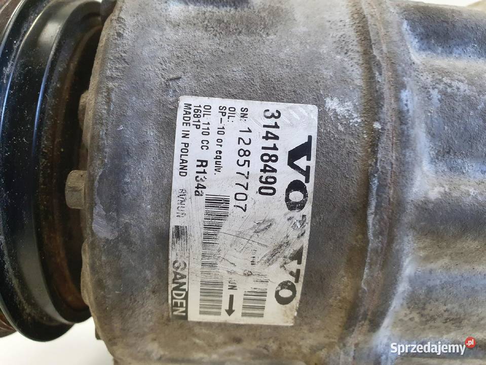 Volvo S60 II V60 20 D4 SPRĘŻARKA KLIMATYZACJI osobowe