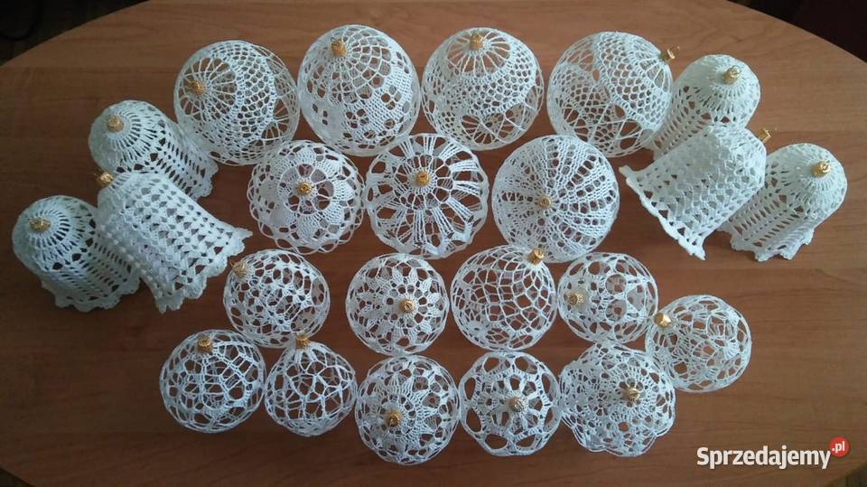 Duże Bombki szydełkowe na choinkę różne wzory i Pozostałe podlaskie Białystok