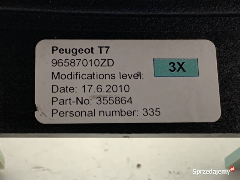 PODŁOKIETNIK PEUGEOT 308 I Hatchback 0716 Podłokietniki