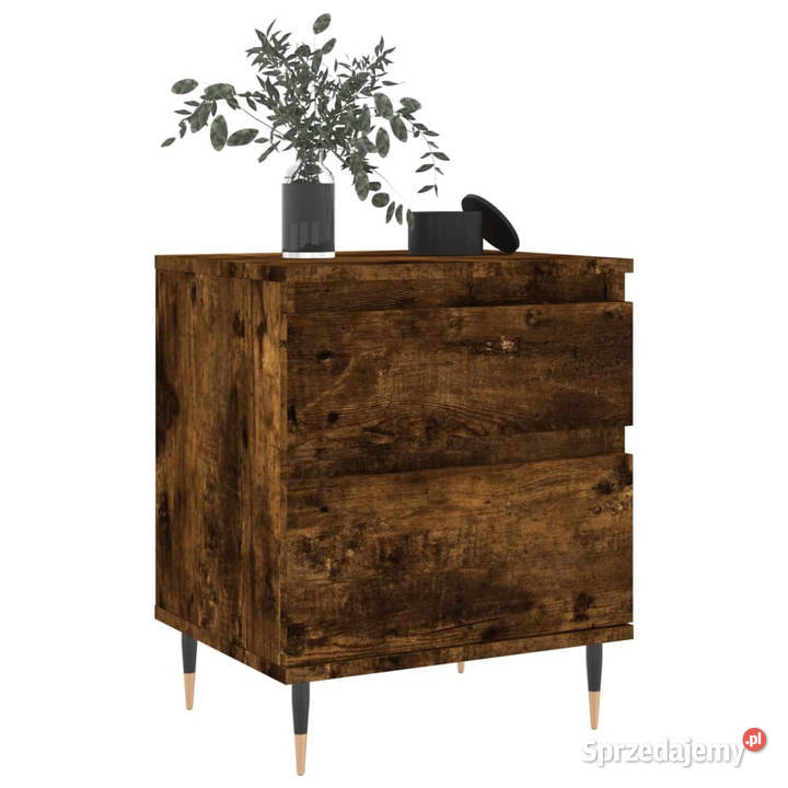 Szafka nocna przydymiony dąb 40x35x50 WM830662 Nocne Warszawa