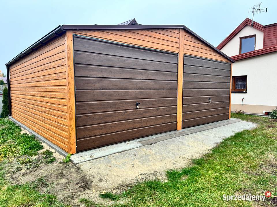 Garaż Blaszany 5x6 poziom producent profil 343zł/m2 Olsztyn