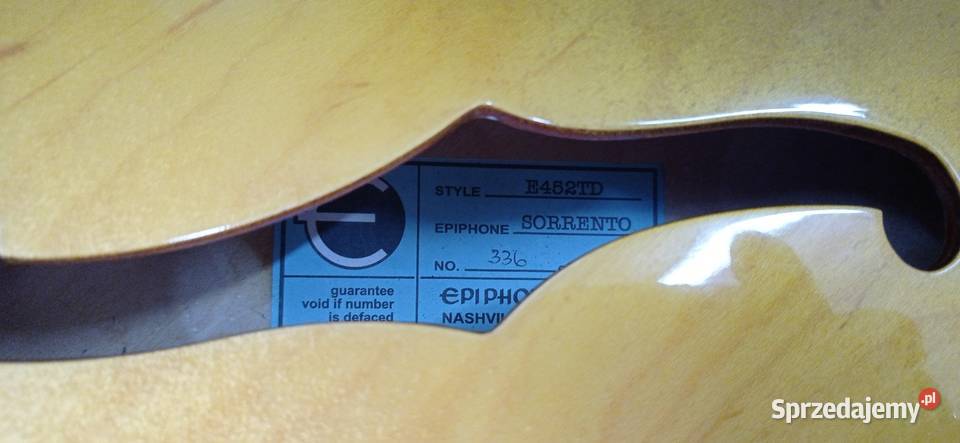 Gitara Epiohone Sorento 1962