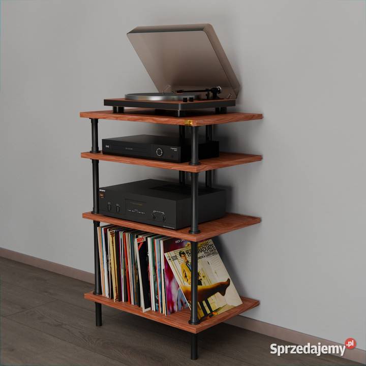 Stolik hifi regał hifi pod płyty winylowe Ogrodniczki
