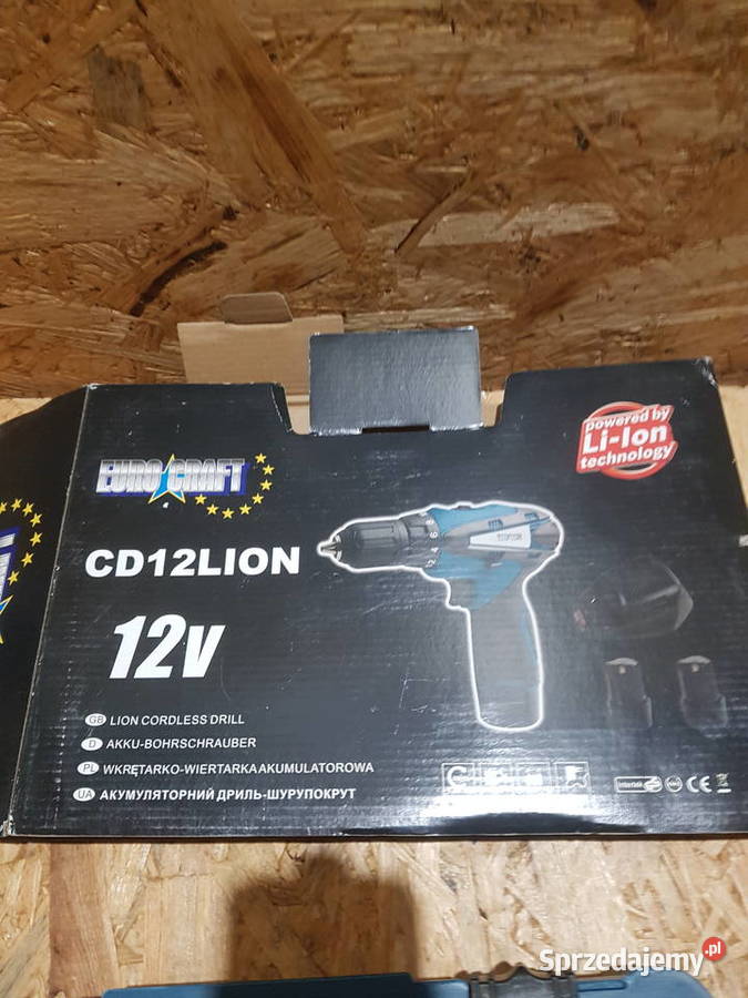 Wkrętarka akumulatorowa CD12 liion 2x AKU 12V Głogowa sprzedam