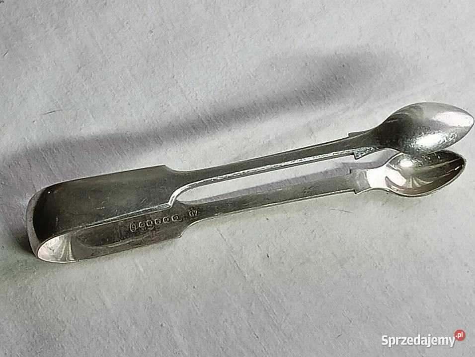 Stare angielskie szczypce do cukru HBH X278 Pozostałe Kraków