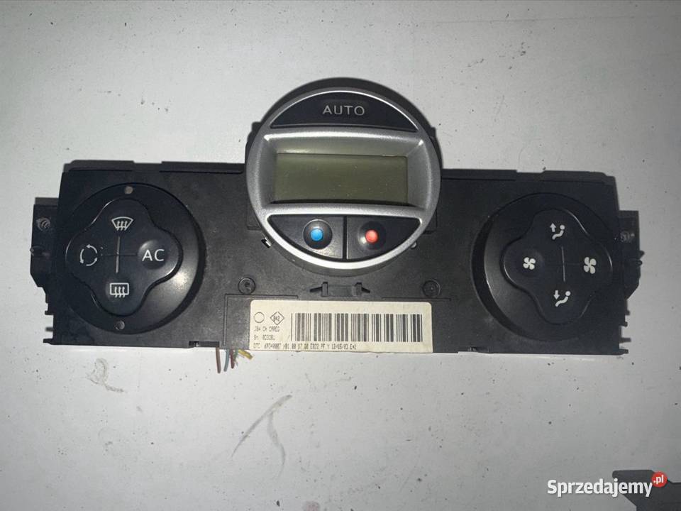 PANEL STEROWANIA NAWIEWU KLIMATYZACJI osobowe
