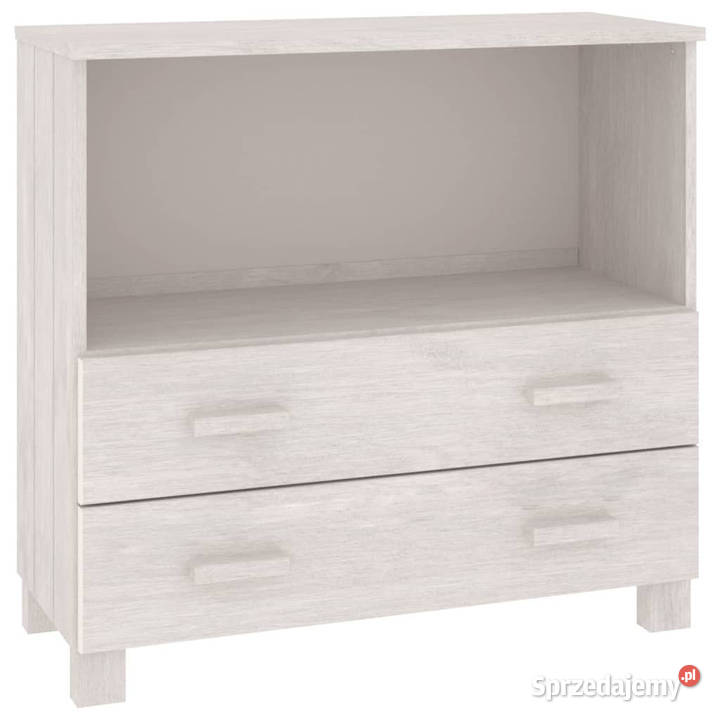 Szafka HAMAR biała 85x35x80 lite drewno sosnowe mazowieckie Warszawa