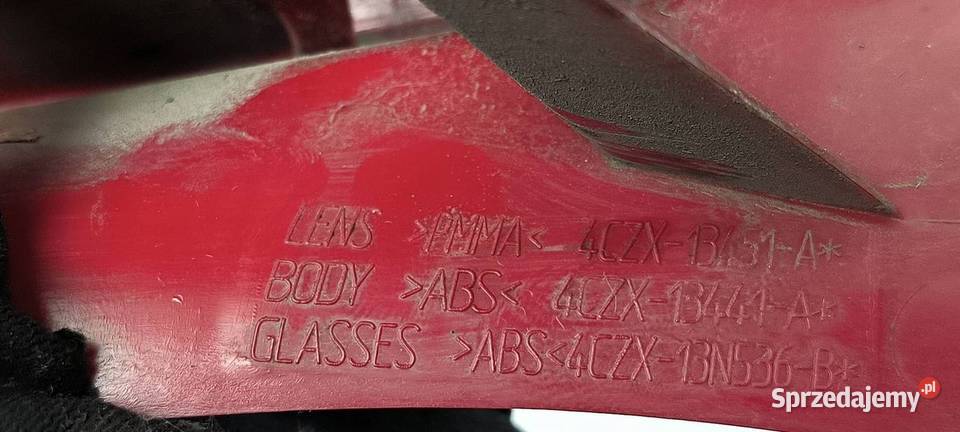 LAMPA LEWA TYŁ CITROEN C4 9655864080 osobowe Lipno