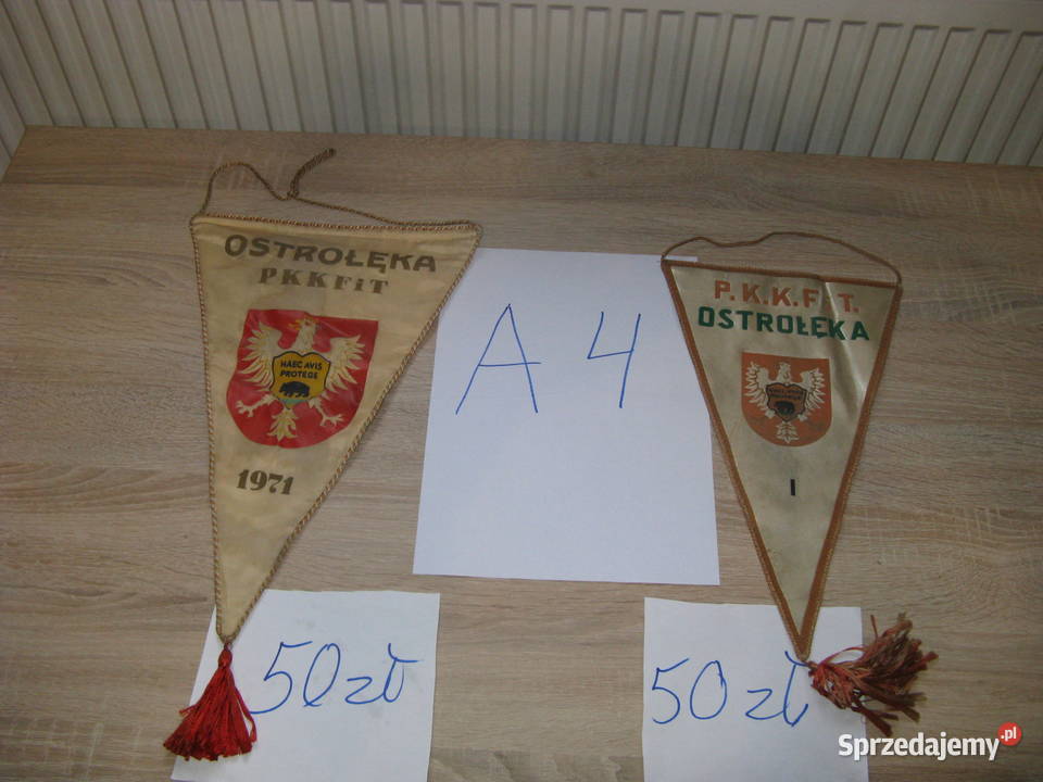 proporczyki lata 70 te i 80 te Ostrołęka