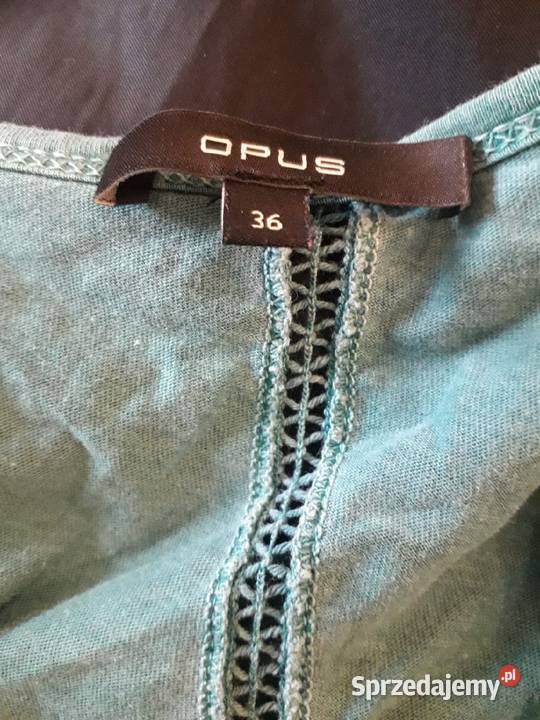 Narzutka turkusowa Opus S Rozmiar 36(S) Bluzki i koszule Kraków