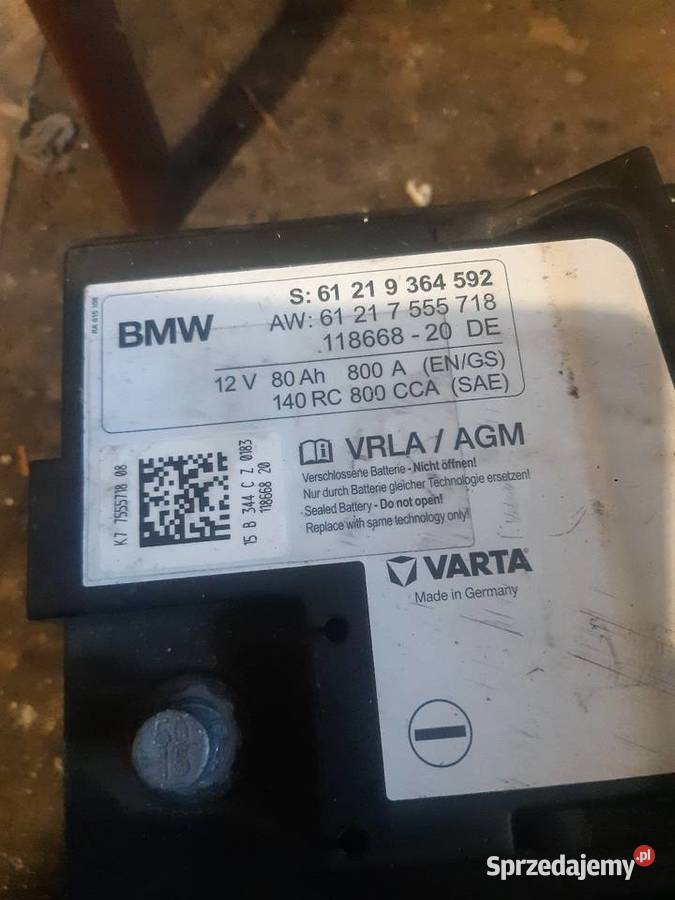 Akumulator 12v BMW łódzkie sprzedam