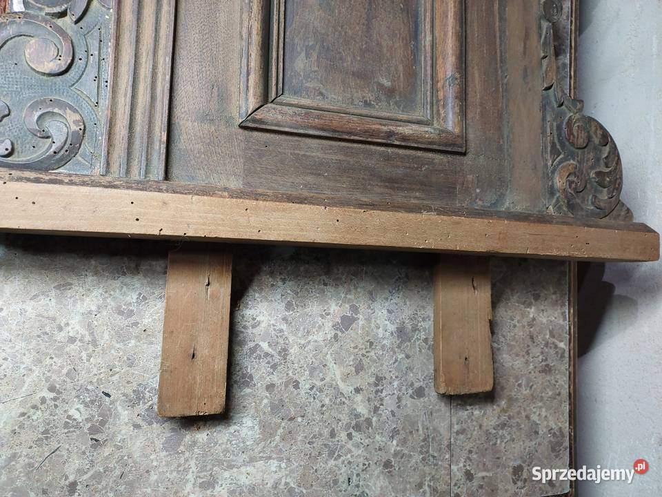 Stara drewniana nadstawka szafki komody lustra Tczew sprzedam