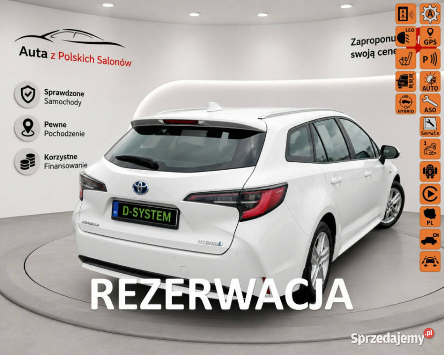 Toyota Corolla 21 Salon Polska 18 HYBRID 1wł z 122KM Białystok