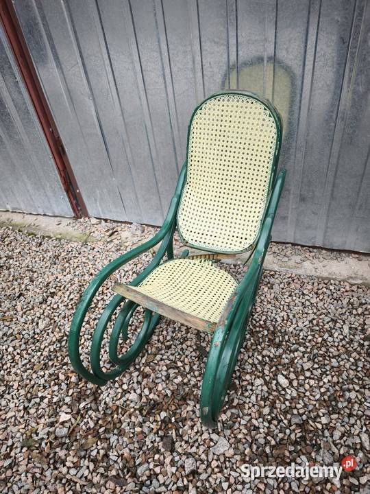 Fotel bujany Thonet zabytkowy retro vintage Kraków