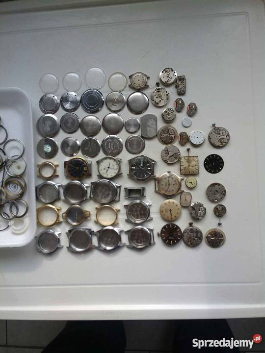 Koperty i różne części do różnych zegarków
