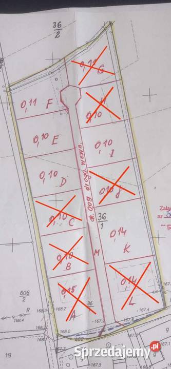 Działki budowlane Grabik wojLubuskie uzbrojone Nieruchomości