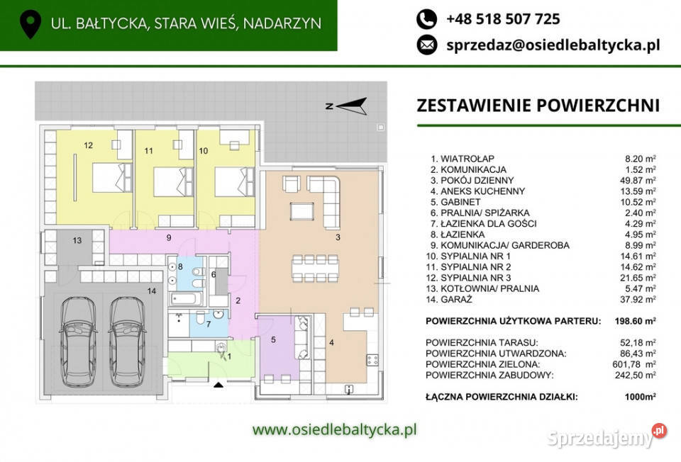 Dom parterowy z szybkim dojazdem do Warszawy asfalt Sprzedaż mazowieckie Stara Wieś