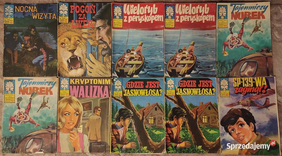 Komiksy Kapitan Żbik 66 zeszytów głównie wydania Warszawa