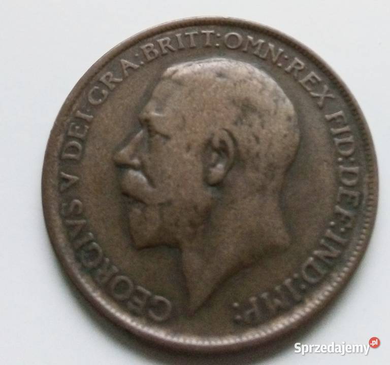 WIELKA BRYTANIAONE PENNY1912 r mazowieckie sprzedam