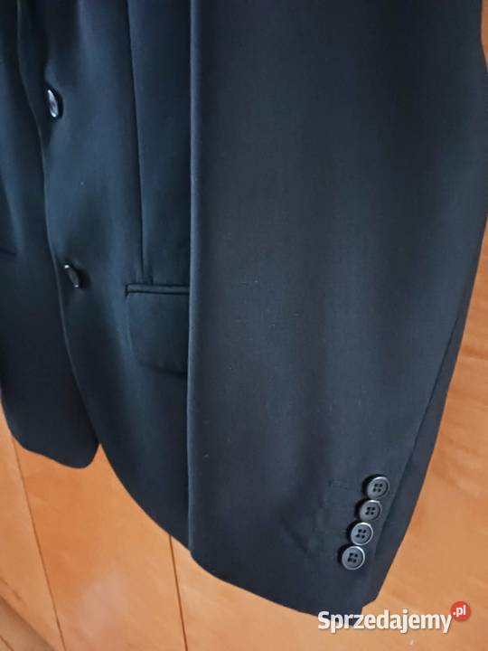 Garnitur męski czarny 17696 Częstochowa