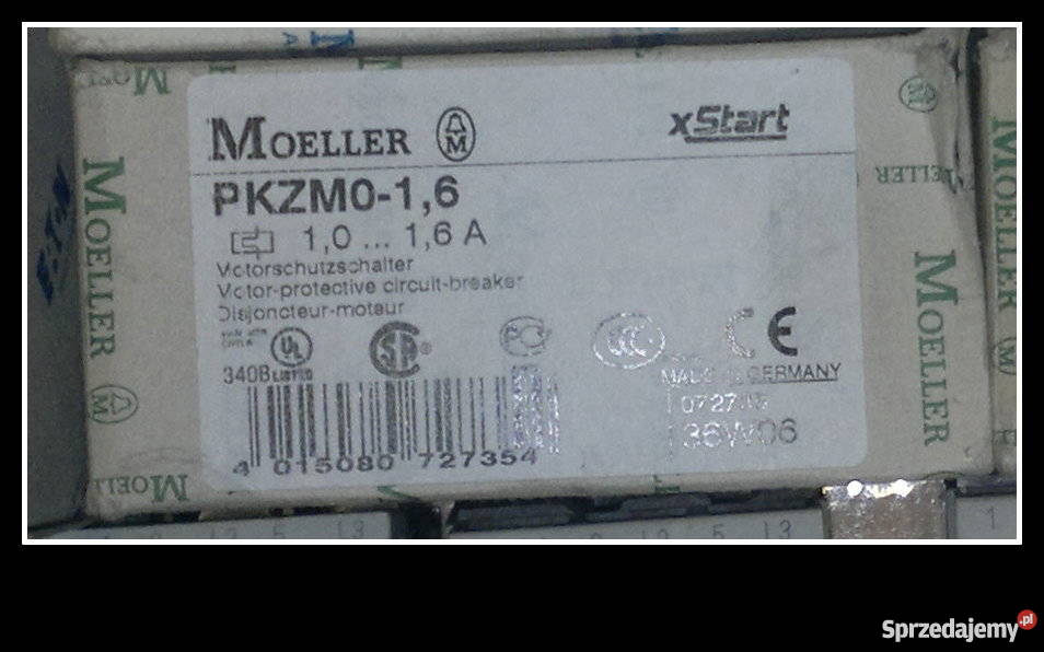 Wyłącznik silnikowy PKZMO16 Moeller Dom i Ogród Dąbrowa Górnicza
