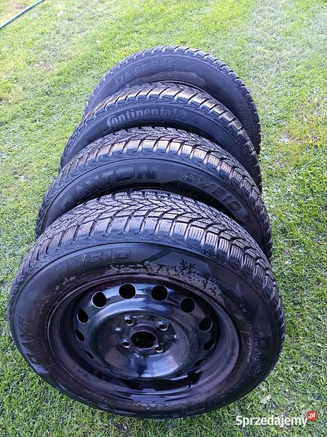 Sprzedam opony zimowe z felgami R14 17565 małopolskie Osiek sprzedam