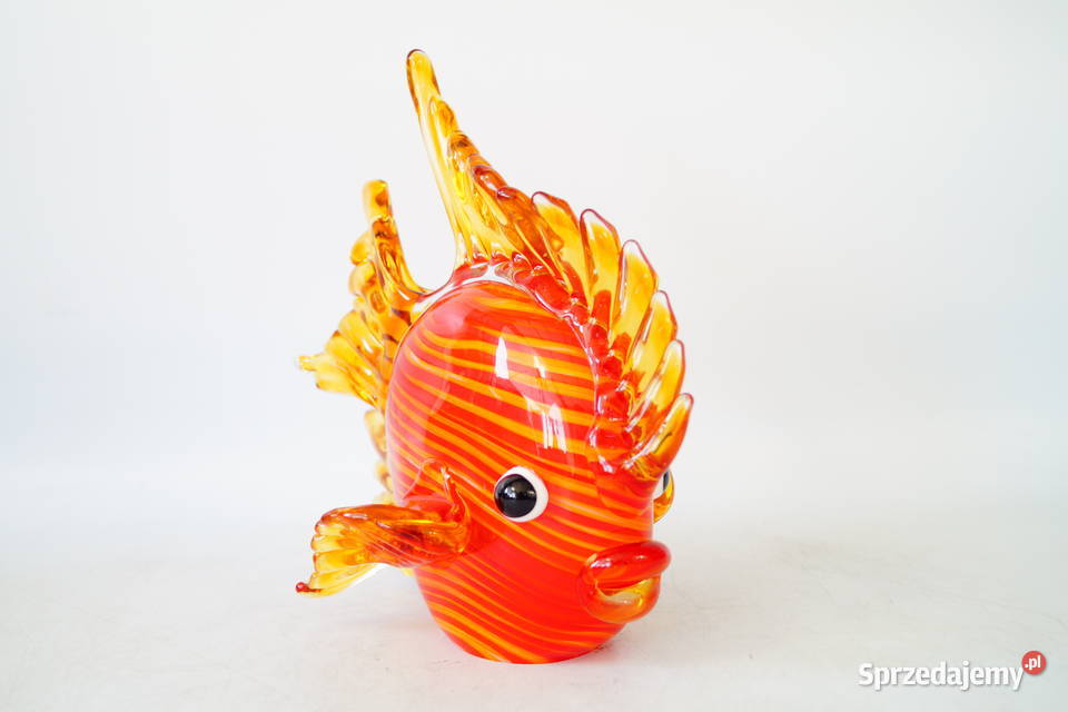 Figura szklana figura Murano style RYBA rybka Gizałki