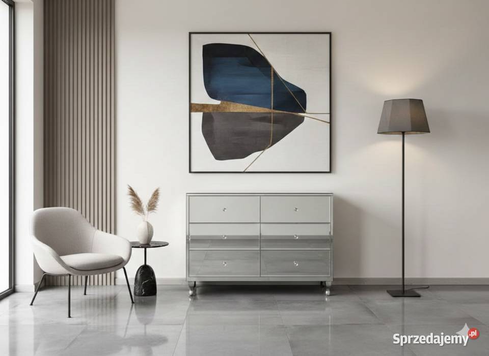 Nowoczesna Komoda Lustrzana Glamour Elegancja i Komody wielkopolskie sprzedam