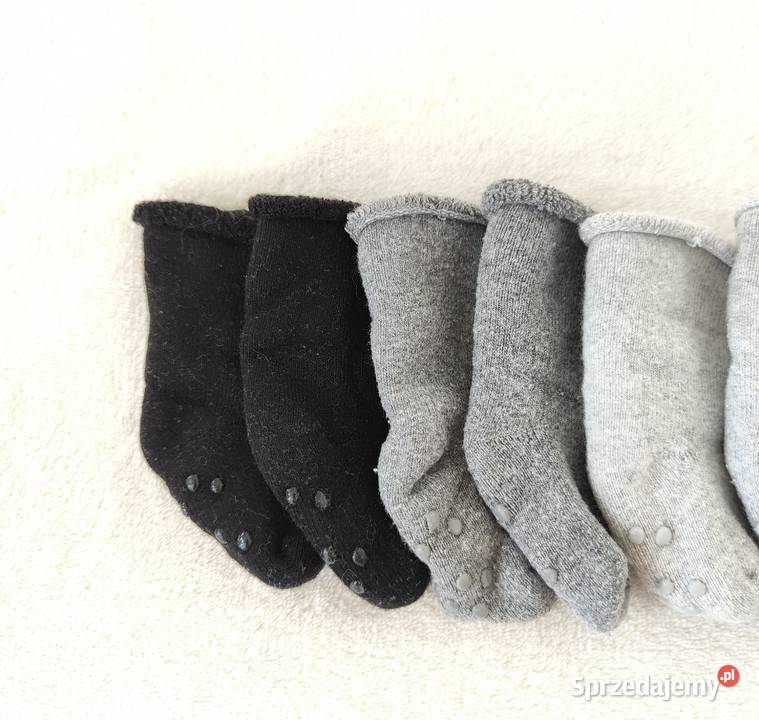 Skarpetki grube frotte HM noworodek newborn 13 Szczecin