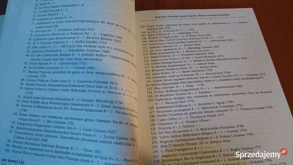 Księgozbiory Eustachego Kajetana Sapiehy i Książki naukowe i popularnonaukowe pomorskie Gdańsk