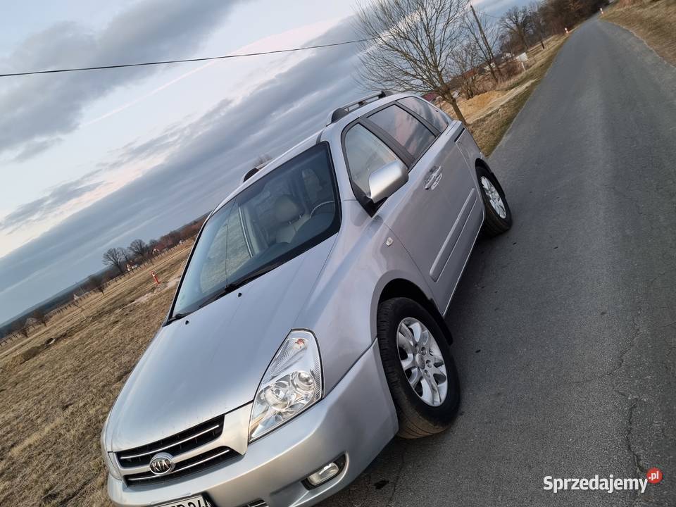 KIA Carnival 29 CRDi 161 skóra elektr hak 7osob aluminiowe felgi Carnival Wrocław