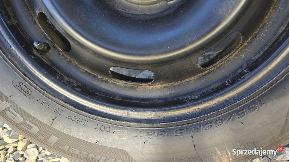 Opony zimowe na felgach 2 Hankook i 2 Firestone Jasło