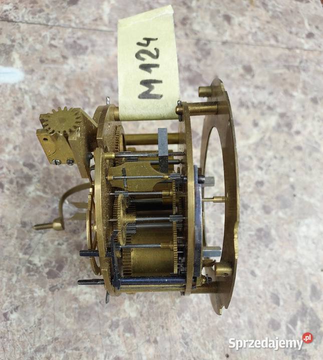M124 Mechanizm starego zegara kominkowego