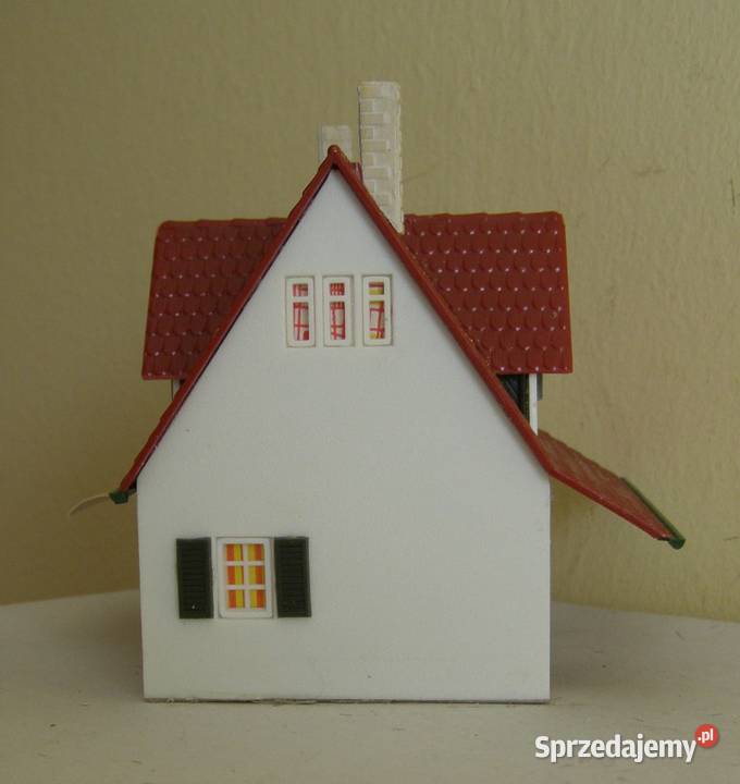 Domek na makietę 30 kolejka skala H0TT Łódź