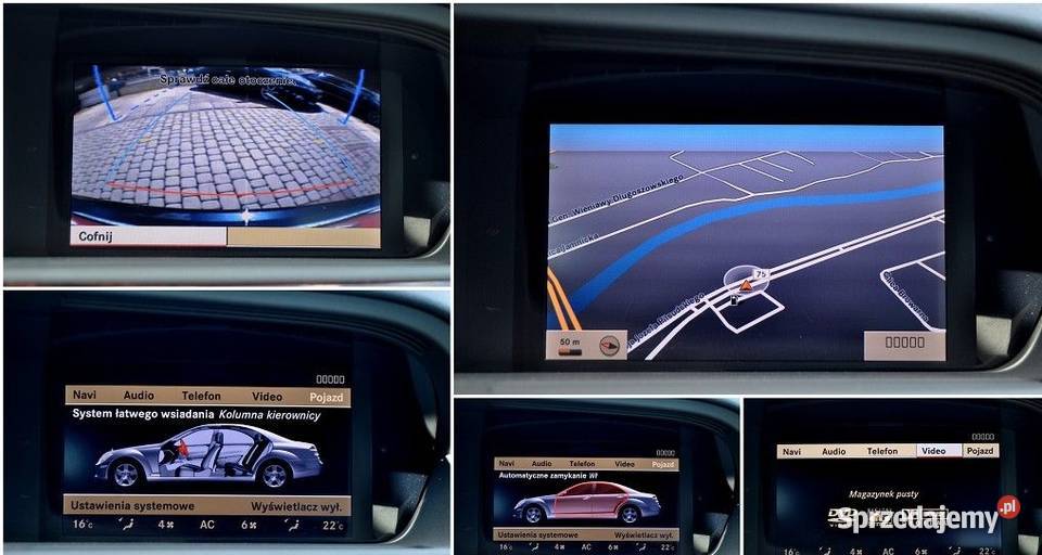 Mercedes S Klasa 320cdi 100 bezwypadkowy elektrochrom. lusterko wst. Piotrków Trybunalski