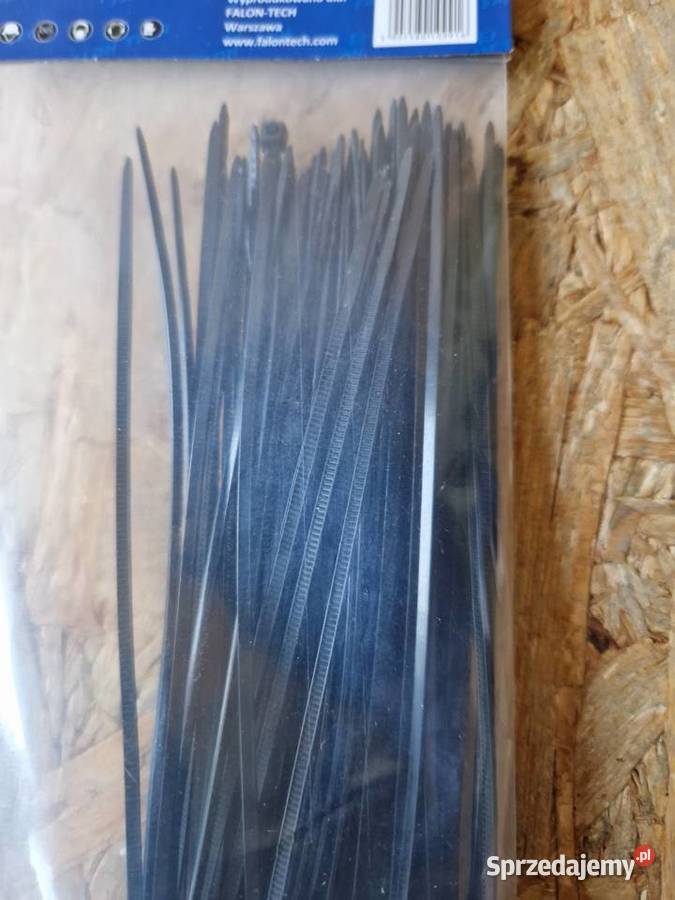 OPASKI ZACISKOWE KABLOWE TRYTKI UV CZARNE 25x200 Instalacje wielkopolskie