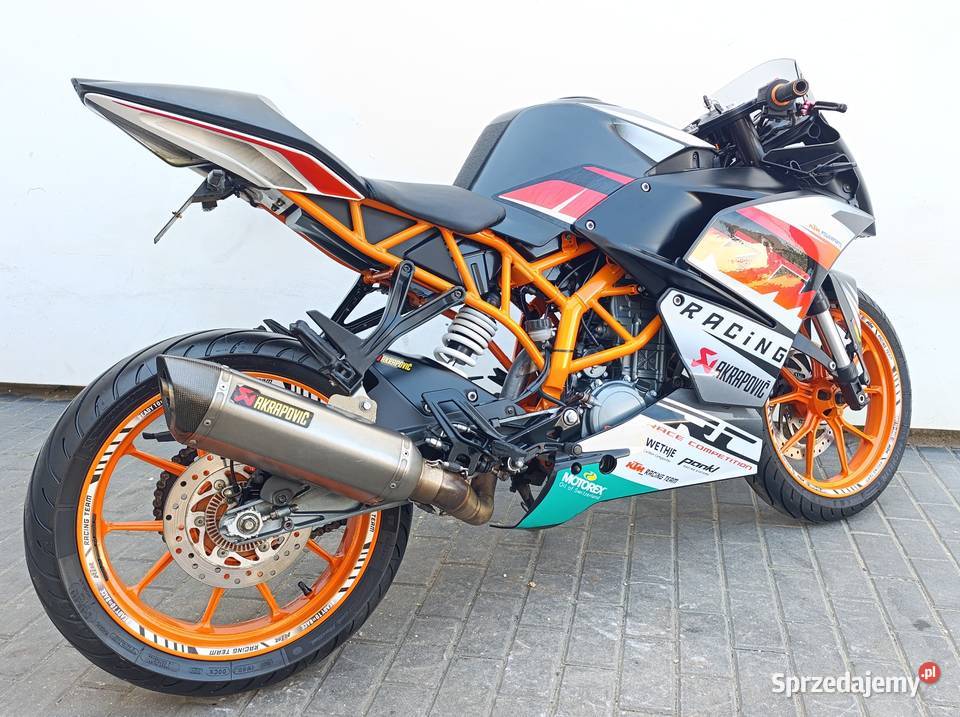 KTM RC 125 ścigacz RC125 2014 Yoshimura ABS na 17889km Ostrołęka