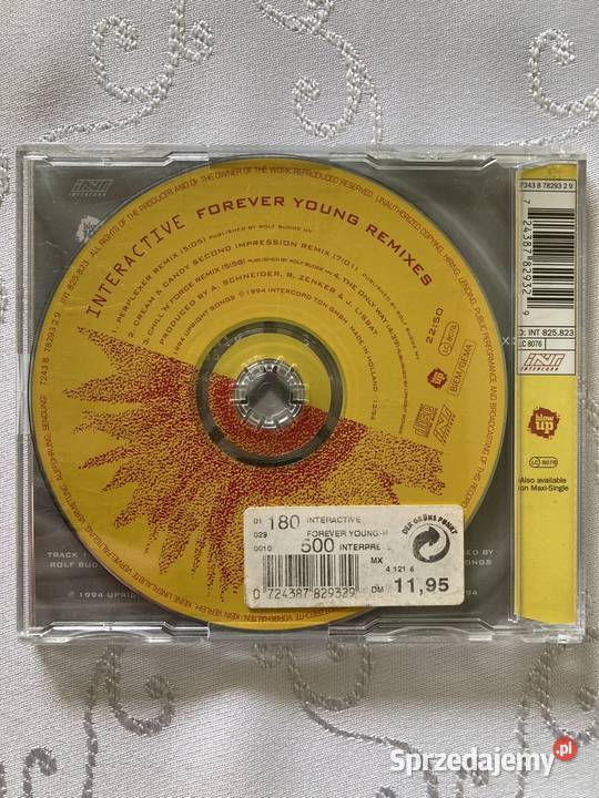 Płyta CD MaxiCD Interactive Forever Young śląskie Czerwionka-Leszczyny sprzedam