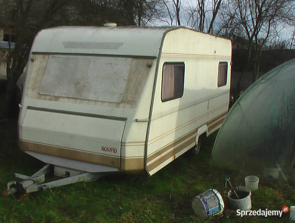 Przyczepa stacjonarna domek na działkę Dethleffs Górno
