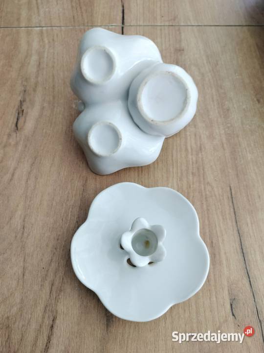 Porcelanowy zestaw dwojak do soli pieprzu i Pozostałe Choszczno