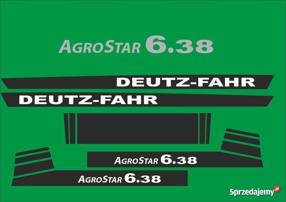 naklejki deutz fahr agrostar 638 kujawsko-pomorskie Jeżewo