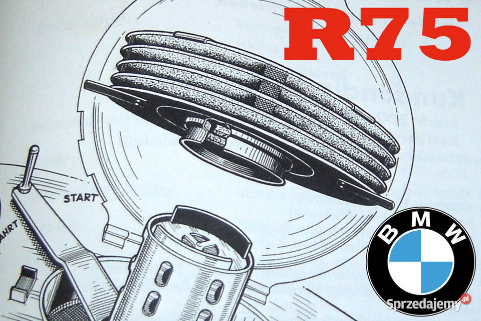 BMW R 75 filtr powietrza wkład zbiornik Sahara dolnośląskie