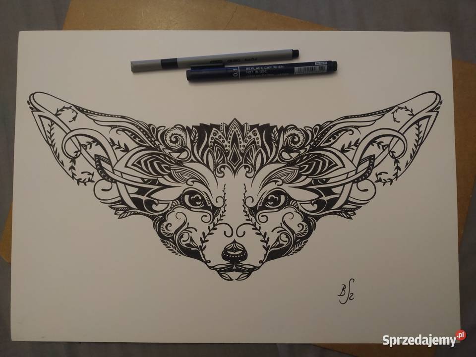 Rysunek fenek cienk blok t A3 250 gm2 Warszawa